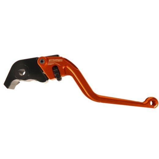 Ročica zavore ACCOSSATO EDR019 fixed CNC-worked aluminium, orange