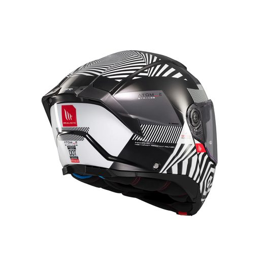 Preklopna čelada MT Helmets ATOM 2 SV STRANGE B2 GLOSS XS