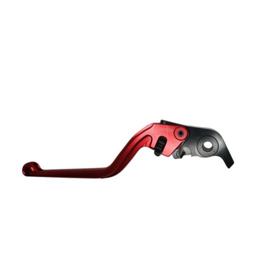 Clutch Lever ACCOSSATO ESH011 fixed CNC-worked aluminium, red