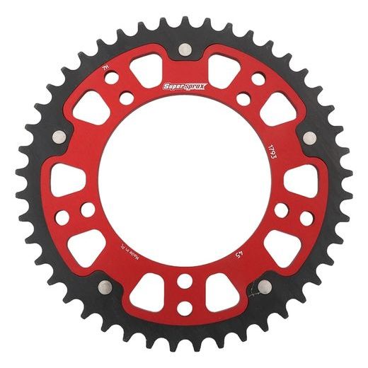 Zadnji verižnik (zobnik) SUPERSPROX STEALTH RST-1793:45-RED rdeč 45T, 520