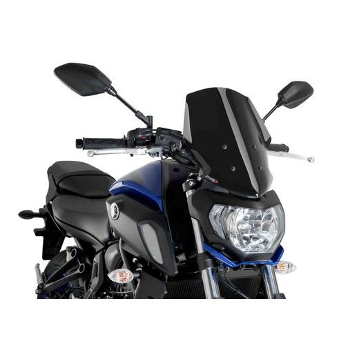 Windshield PUIG NEW GEN. SPORT 9667N črna