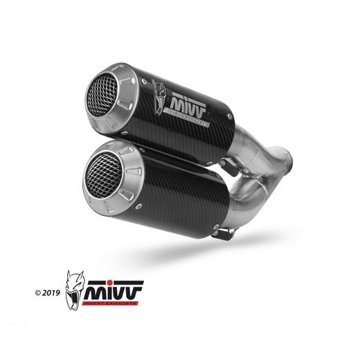 Full exhaust system 4x2x1x2 MIVV MK3 H.073.SM3C Karbon