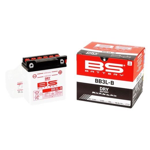Konvencionalen akumulator (priložena kislina) BS-BATTERY BB3L-B (YB3L-B) Kislina priložena