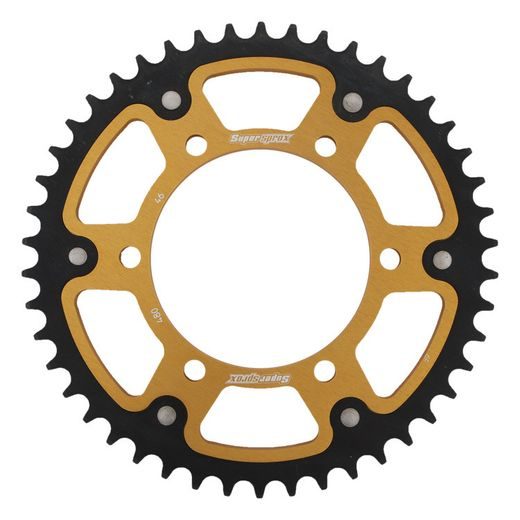 Zadnji verižnik (zobnik) SUPERSPROX STEALTH RST-480:46-GLD zlata 46T, 525