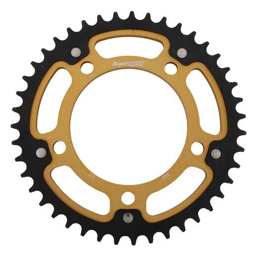 Zadnji verižnik (zobnik) SUPERSPROX STEALTH RST-302:43-GLD zlata 43T, 530