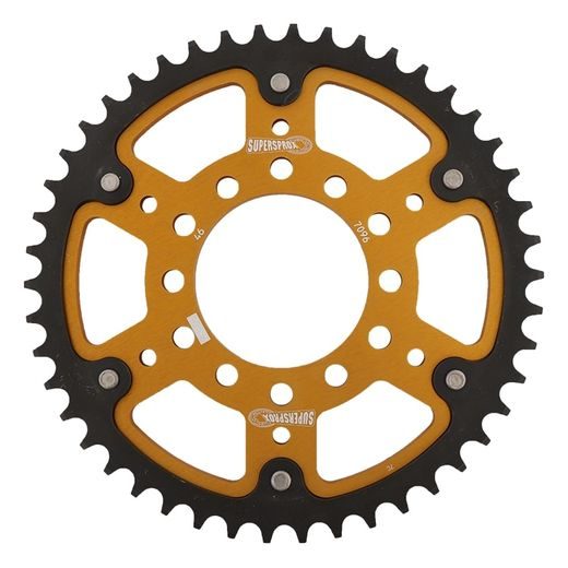 Zadnji verižnik (zobnik) SUPERSPROX STEALTH RST-7096:46-GLD zlata 46T, 530