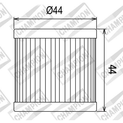 Oljni filter CHAMPION COF039 100609625
