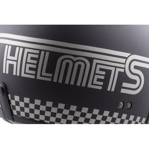 Jet čelada CASSIDA OXYGEN RONDO black matt / silver XS
