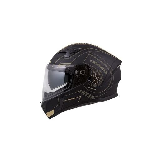 Integralna čelada CASSIDA INTEGRAL 3.0 TURBOHEAD black matt/ gold L