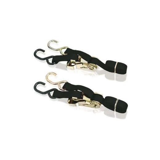 Straps PUIG TIE DOWN WITH HOOKS 6274N črna par