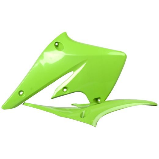 Radiator scoops POLISPORT 8410500007 (par) green 05