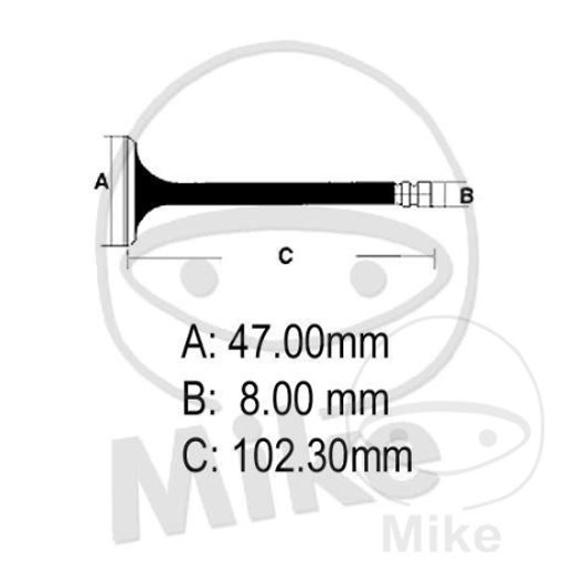 Sesalni ventil (inlet valve) JMT