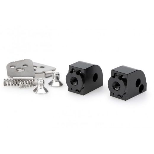 Adapterji za stopalke (Footpeg adapters) PUIG 20407N črna