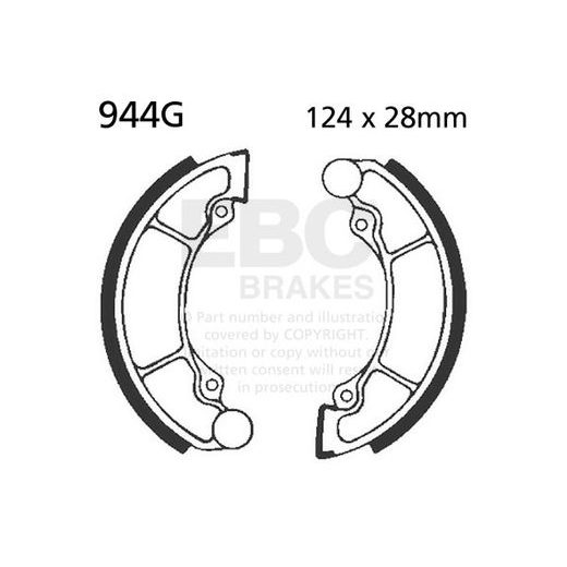 Brake shoe set EBC 944G grooved
