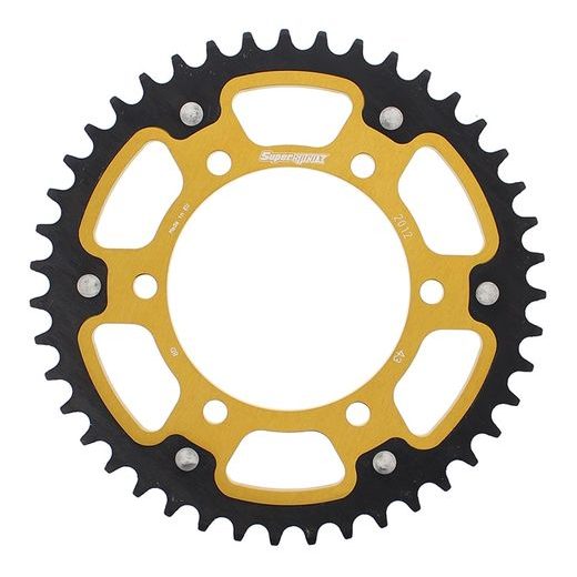 Zadnji verižnik (zobnik) SUPERSPROX STEALTH RST-2012:43-GLD zlata 43T, 525