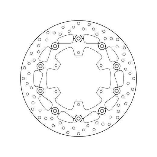 Zavorni disk BREMBO 78B408A8 floating
