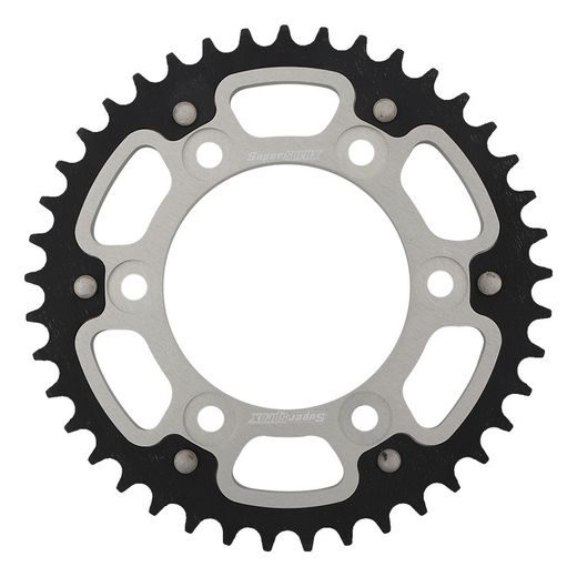 Zadnji verižnik (zobnik) SUPERSPROX STEALTH RST-735:41-SLV srebrna 41T, 520