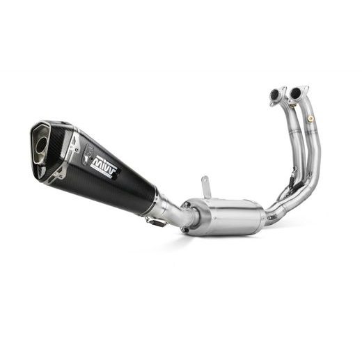 Celoten izpušni sistem 1x1 MIVV DELTA RACE A.013.LDRC Karbon