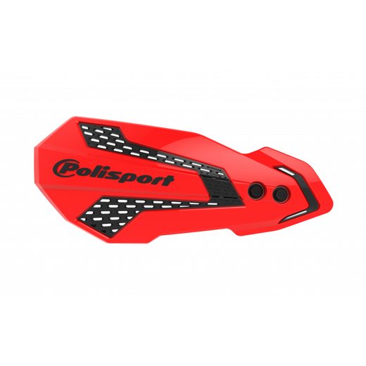 Handguard POLISPORT MX FLOW 8308200023 with mounting system Red CR04/black