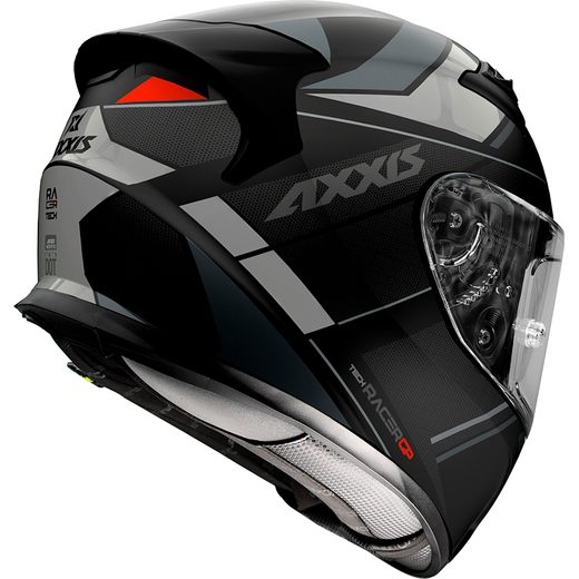 INTEGRALNA čelada AXXIS GP RACER SV FIBER tech matt gray L