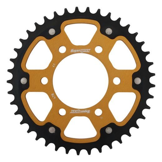 Zadnji verižnik (zobnik) SUPERSPROX STEALTH RST-479:41-GLD zlata 41T, 530