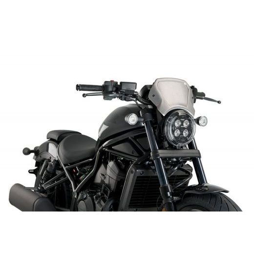 Windshield PUIG FRONTAL PLATE 20822P srebrna aluminium