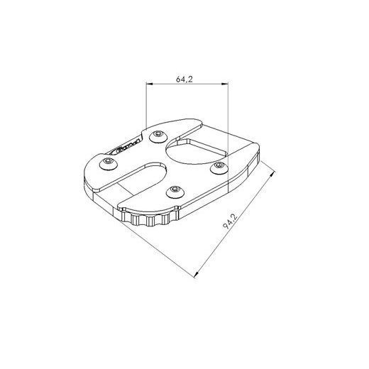 Kickstand extension PUIG 20677N črna