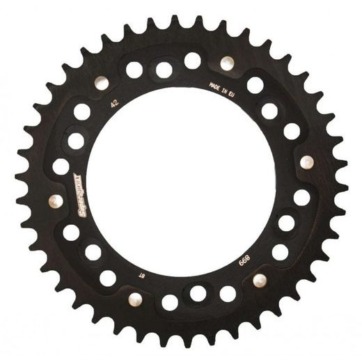 Zadnji verižnik (zobnik) SUPERSPROX STEALTH RST-899:42-BLK črna 42T, 525