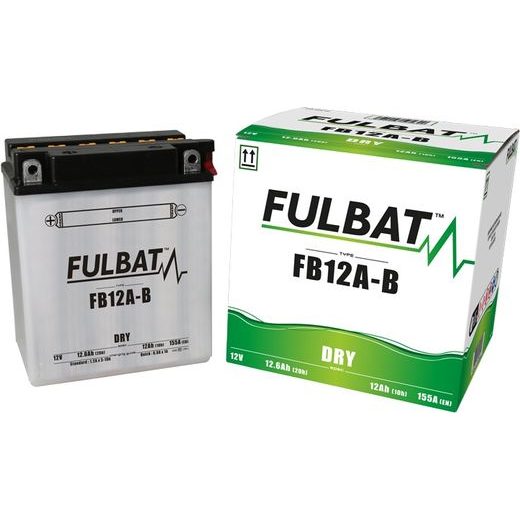 Konvencionalen akumulator (priložena kislina) FULBAT FB12A-B (YB12A-B) Kislina priložena