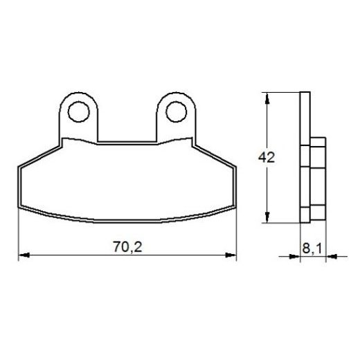 Zavorne obloge ACCOSSATO AGPA158 OR