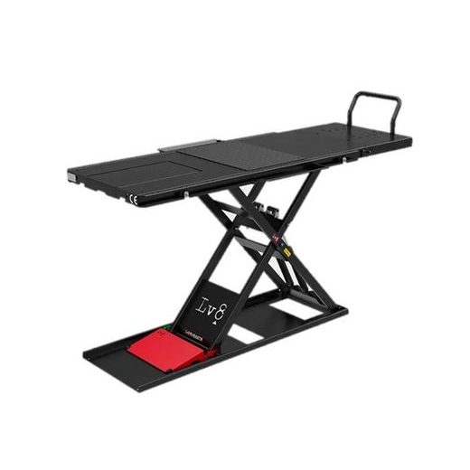 Motorcycle lift LV8 NANO 600 SPLIT EN600HGSFE.R with electro-hydraulic unit rdeč