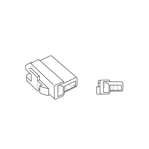 Connector leads PUIG MODELS YAMAHA 3888N črna