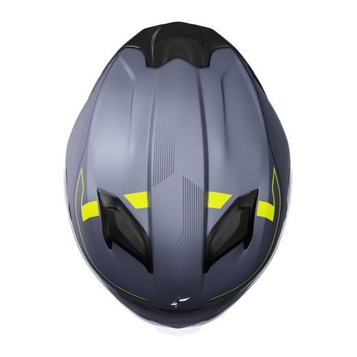 Integralna čelada STORMER ZS-1001 TAKEN grey, neon, yellow, metal matt XS