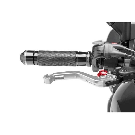 Brake lever without adapter PUIG 180PR kratka (short) silver/red