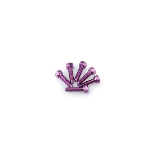 Screws PUIG ANODIZED 0147L violet M5 x 20mm (6pcs)