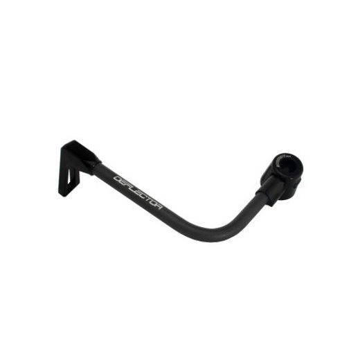 Lever guard ACCOSSATO DE002 with black hose and joint left, aluminium