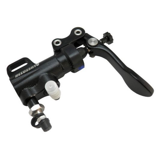 Thumb brake master cylinder ACCOSSATO BP009 piston diam. 13.5 mm with long lever, without bracket
