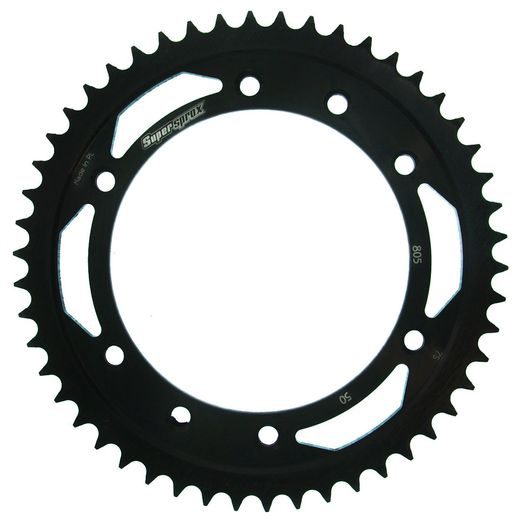 Zadnji verižnik (zobnik) SUPERSPROX RFE-805:50-BLK črna 50T, 428