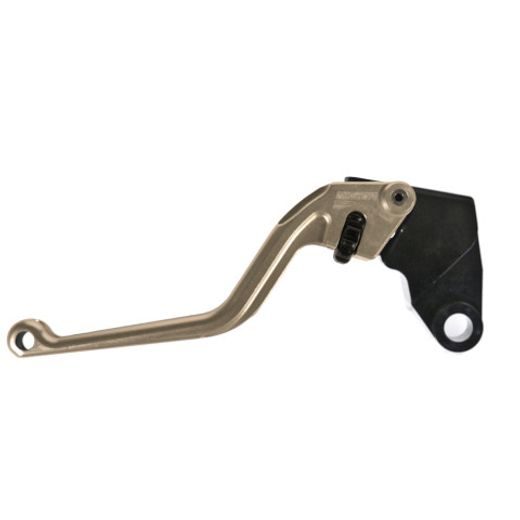 Clutch Lever ACCOSSATO ESK828 fixed CNC-worked aluminium, silver