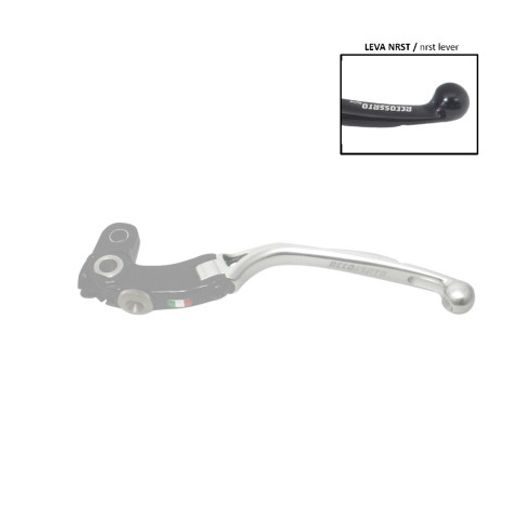Only spare handle ACCOSSATO LV032 for ACCOSSATO full clutch lever srebrna