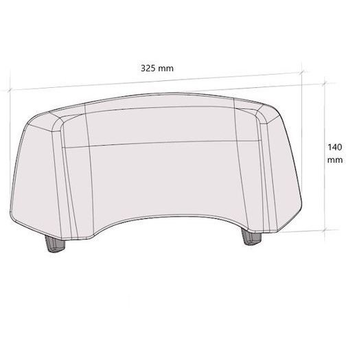 Spare visor PUIG 2.0 20765H smoke