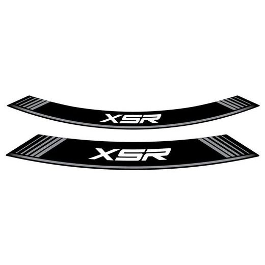 Rim strip PUIG XSR 9985P srebrna set of 8 rim strips