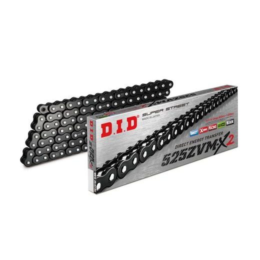 ZVM-X series X-Ring chain D.I.D Chain 525ZVM-X2 124 členov Black/Black