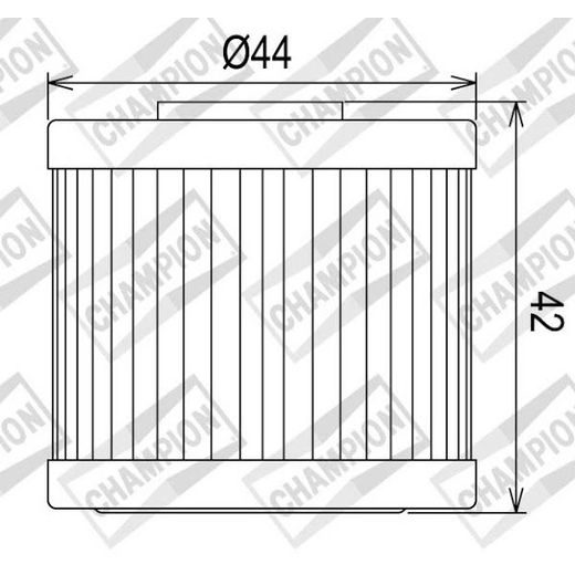 Oljni filter CHAMPION COF466 100609485