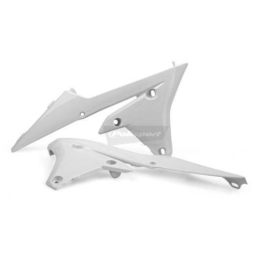 Radiator scoops POLISPORT 8417200002 (par) bela