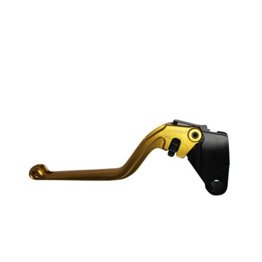 Clutch Lever ACCOSSATO ESK750 fixed CNC-worked aluminium, gold