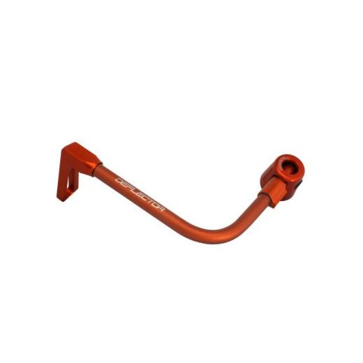 Lever guard ACCOSSATO DE002 with orange hose and joint left, aluminium