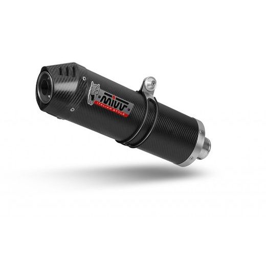 Celoten izpušni sistem 2x1 MIVV OVAL K.055.L3C Carbon with carbon cap