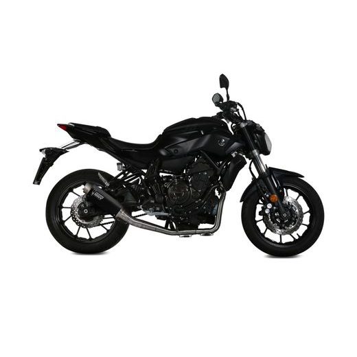 Celoten izpušni sistem 2x1 MIVV GP PRO Y.045.LXBP Black stainless steel for YAMAHA MT-07 / FZ-07 (2014-2020)