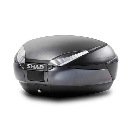 Kovček ( Top case ) SHAD SH48 D0B48300 Dark grey / black with PREMIUM SMART lock
